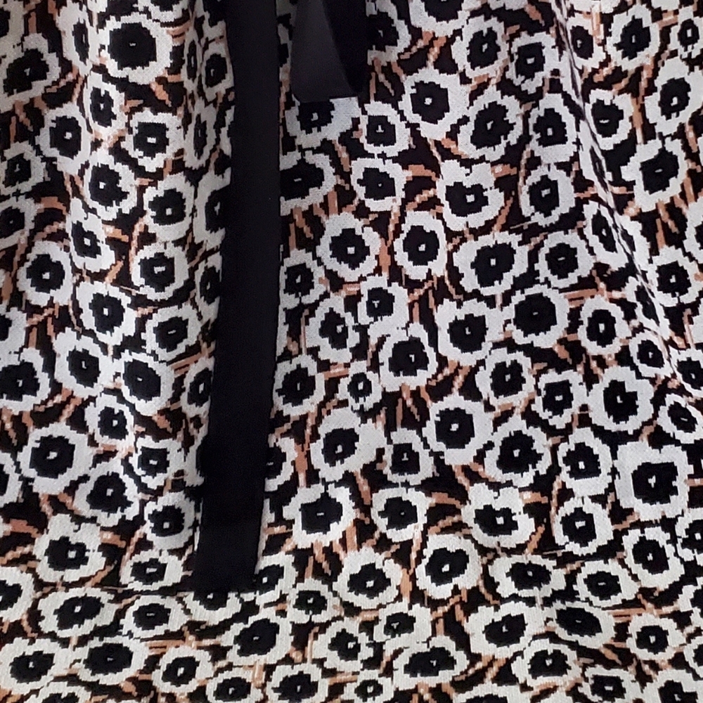 Diane von Furstenberg x Target Poppy Sweater Dress XXL Black White Halter Midi - Picture 11 of 12